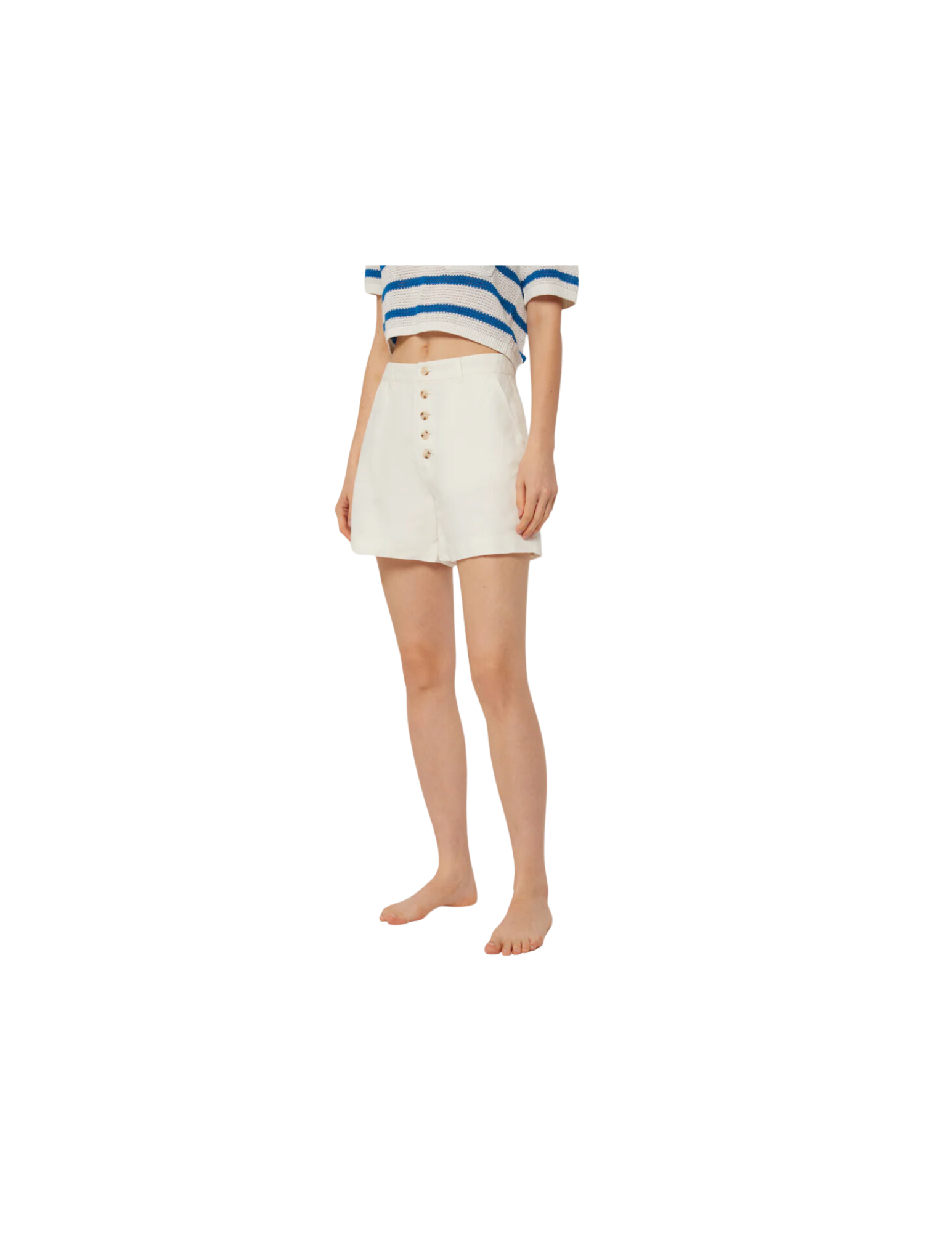 Boyfriend Short- White