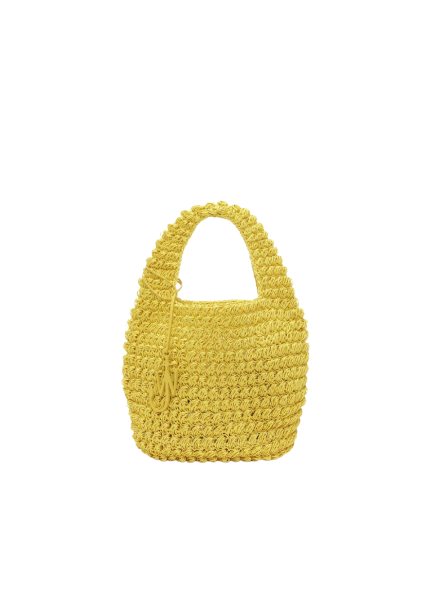 Large Popcorn Basket Yellow