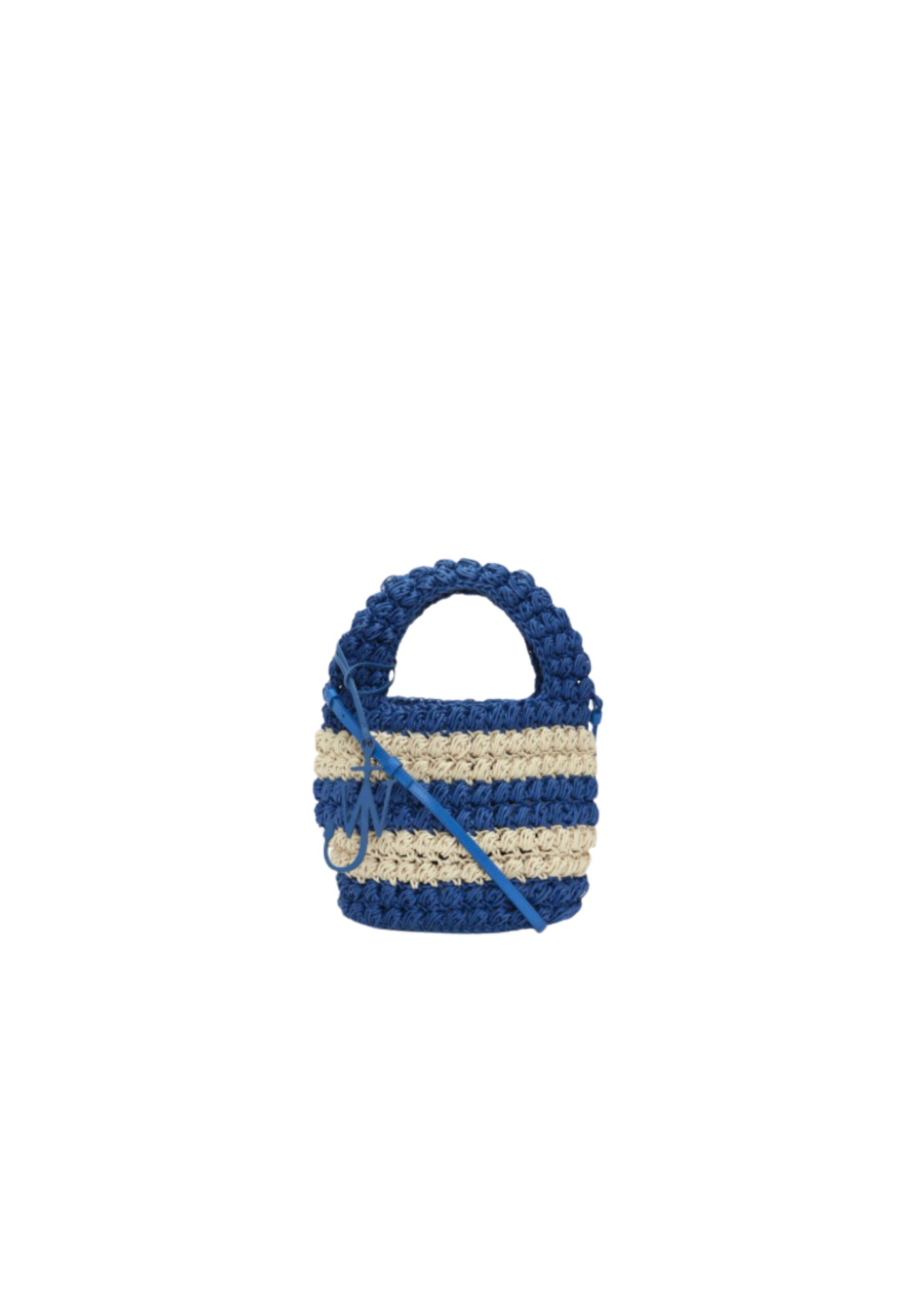 Popcorn Basket Blue Off