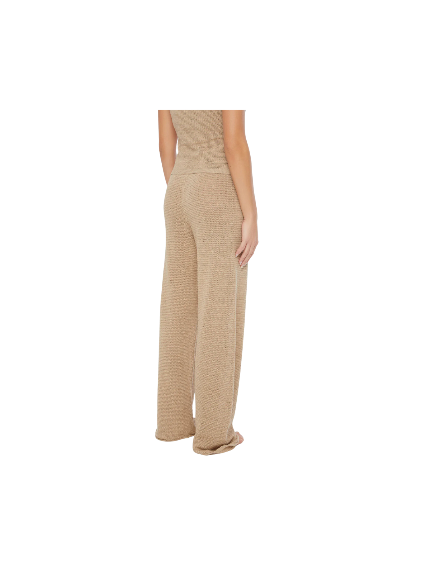 Linen Knit Drawstring Pant