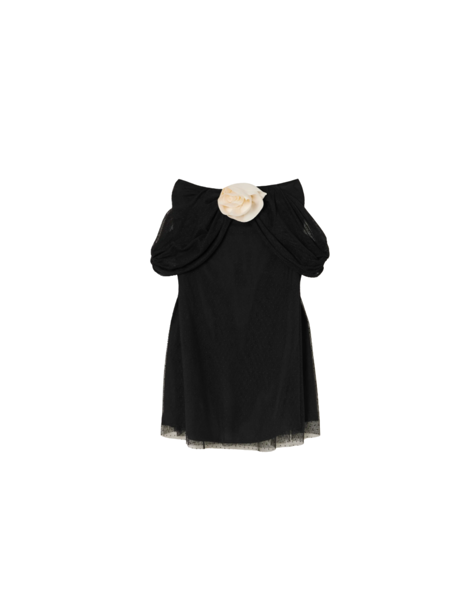 Short Dress Daffodil- Black